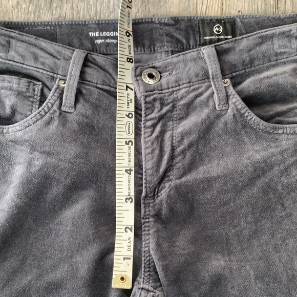 AG ADRIANO GOLDSCHMIED Velvet grey “the legging super skinny. - Picture 5 of 9